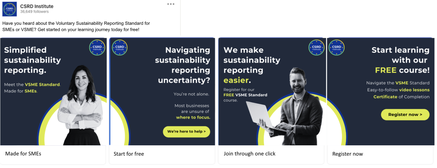 CSRD Institute Paid Campaign